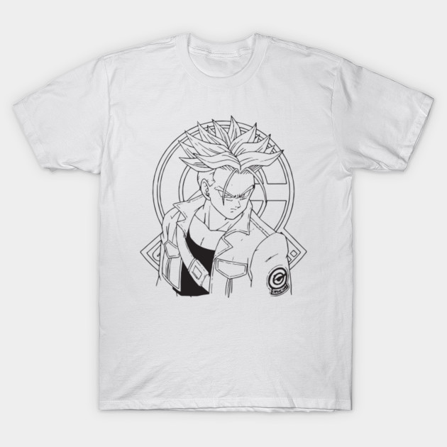 Dragon Ball Z Future Trunks Line Art Adult Vegeta TShirts Vegeta T